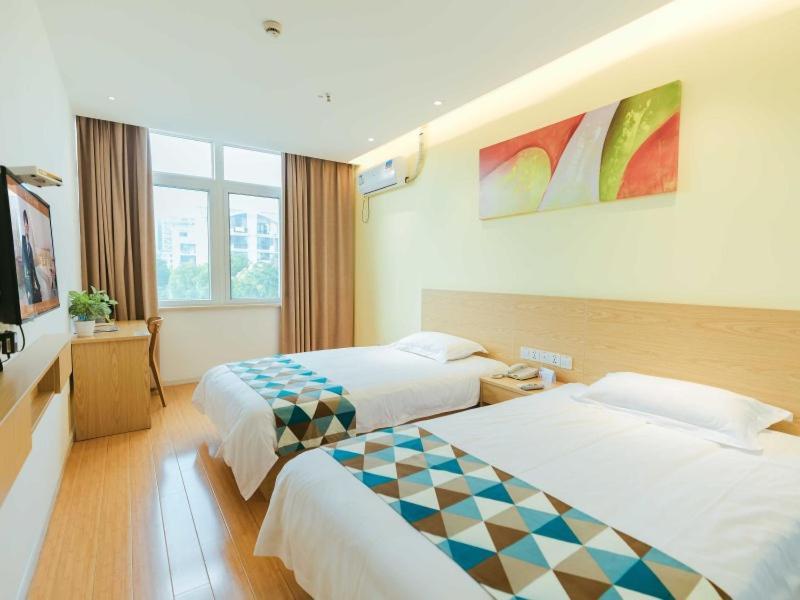 Shell Shanghai Jiadingbei Subway Station Shuping Road Hotel Luaran gambar